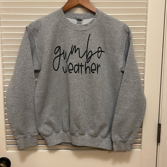 “Gumbo Weather” Sweatshirt in Grey, Size Small, EUC - Picture 3 of 16